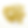 17 boutons en résine jaune - vintage - 13mm - tr1009