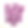 10 pierres strass en acrylique violet - vintage - 20x20mm - tr1059