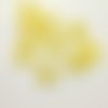 9 boutons fantaisie en résine jaune - petit bonhomme - vintage - 14x18mm - tr1296