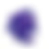 26 boutons en résine bleu / violet - vintage - 14mm - tr1316