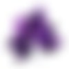 38 boutons en résine violet - vintage - 11mm - tr1404