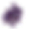 25 boutons en résine violet - vintage - 14mm - tr1422