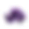 47 boutons en résine violet - vintage - 9mm - tr1511