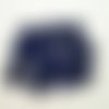 18 boutons en résine bleu foncé - vintage - 20mm - tr1656