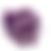 20 boutons en résine violet foncé - vintage - 15mm - tr1667