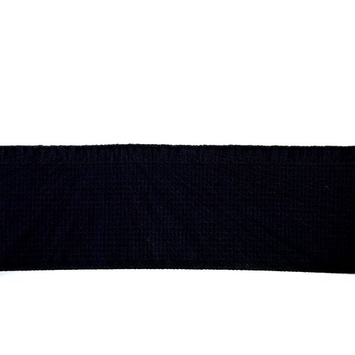 2m d' élastique noir - polyester - 55mm
