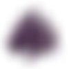 40 boutons en résine violet - vintage - 12mm - tr1862