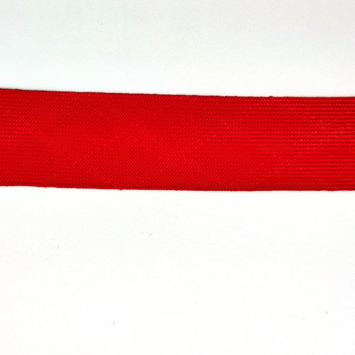 2m de ruban rouge - vintage - 28mm