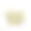 14 boutons en résine jaune clair - vintage - 18mm - tr1896