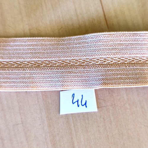 2m d'élastique beige - 25mm