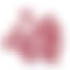13 boutons en résine rouge foncé - 15mm - tr3017