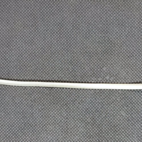 5m d'élastique plat blanc - 4mm