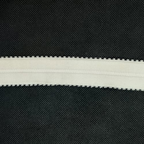 4m d'élastique plat blanc -25mm