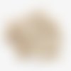 29 boutons en résine beige - 18mm - tr3031