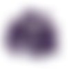 35 boutons en résine violet - 14mm - tr3045