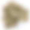 17 boutons en résine marron clair - 18mm - tr3079