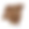 23 boutons en résine marron - 18mm - tr3097