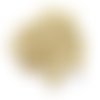 34 boutons en résine doré et blanc - 15mm - tr3109