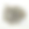 30 boutons en résine beige clair - 15mm - tr3154