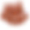 22 boutons en résine marron - 18mm - tr3179