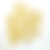 16 boutons en résine jaune - 18mm - tr3239