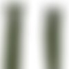 1 fermeture éclair vert - 54cm - 2 ouvertures - maille nylon
