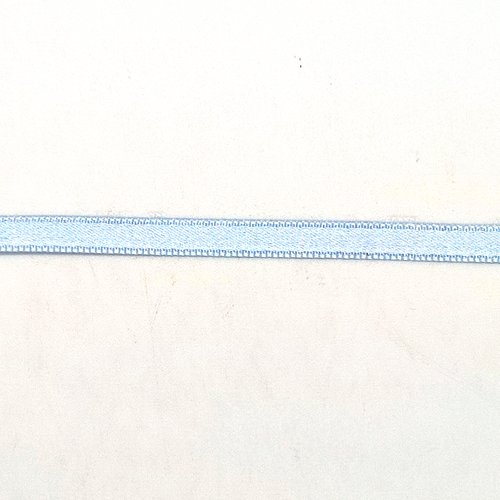25m de ruban satin double face bleu clair - 6mm