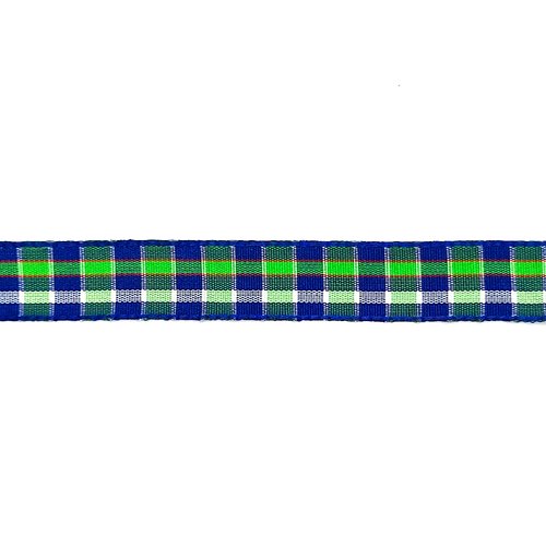 25m de ruban polyester bleu et vert - stephanoise - 15mm