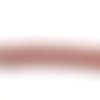 3,5m de galon polyester marron et blanc - 15mm