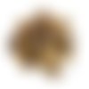 23 boutons en résine marron / beige - 18mm - tr3304