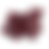 30 boutons en résine bordeaux / rouge foncé - 15mm - tr3328