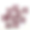 10 boutons en résine bordeaux / violet - 18mm - tr3362