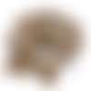 25 boutons en résine marron et beige - 15mm - tr3375