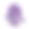 46 boutons en résine lilas clair - 12mm - tr3562