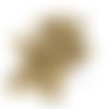 28 boutons en résine beige / marron - 18mm - tr3580