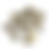 20 boutons en résine doré - 15mm - tr3581