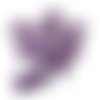 12 boutons en résine violet - 20mm - tr3627