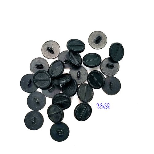 25 boutons en métal vert foncé - 14mm - tr3588