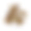 16 boutons en résine marron et beige - 18mm - tr3595