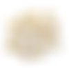 20 boutons en résine doré et nylon (ancre) - 14mm - tr3645