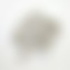 27 boutons en résine beige clair - 15mm - tr3721