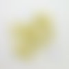 39 boutons en résine jaune - 8mm - tr3860