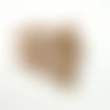 16 boutons en coco marron - 15mm - tr3781