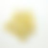 10 boutons en résine ocre / jaune - 18mm - tr3945