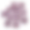 11 boutons en résine lilas foncé - 27mm - tr3965