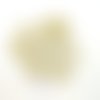 45 boutons en résine jaune clair / ivoire - 14mm - tr3972