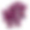 15 boutons en résine bordeaux - 21mm - tr39745
