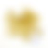 24 boutons en résine jaune / orangé - 10mm - tr3996