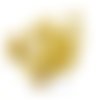 20 boutons en résine kaki / jaune - 13x15mm - tr4013