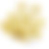 14 boutons en résine kaki / jaune - 15x17mm - tr4014